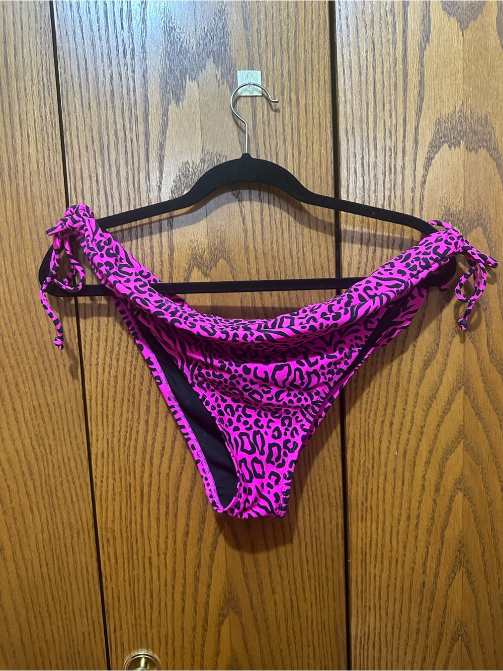 Torrid Pink Animal Print Bikini Bottoms Size 2